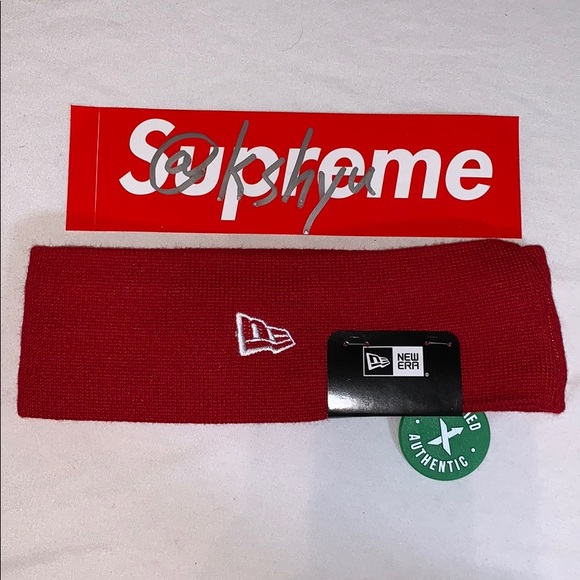 Supreme New Era Big Logo Headband - Picture 3 of 4